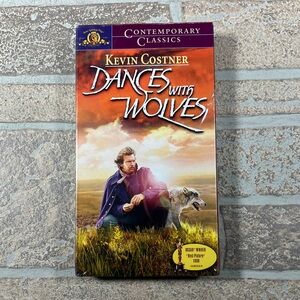 NEW 1990 Vintage Sealed Contemporary Classics Dances with Wolves VHS Movie